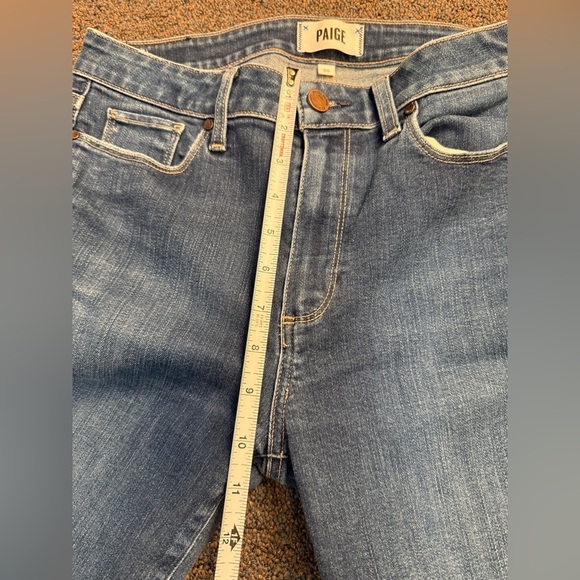 Paige Jeans Womens 30 Hoxton Ankle Medium Wash Hi-Rise Skinny - Picture 4 of 9